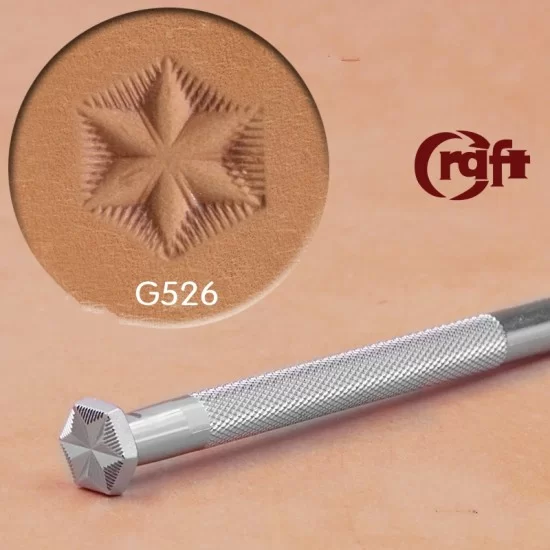 leathercraft tool leather stamp Craft Japan Geometric (G) G526